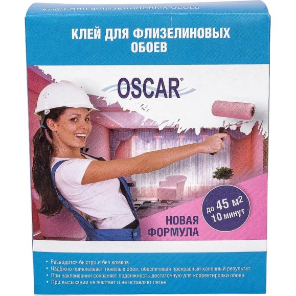 Клей Oscar для флизелиновых обоев сухой, 250 г GOF250-k Клей Oscar для флизелиновых обоев сухой, 250 г GOF250-k