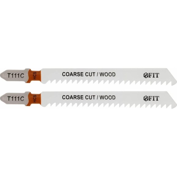 Полотно для электролобзика T111C (2 шт; 100 мм) FIT 40935