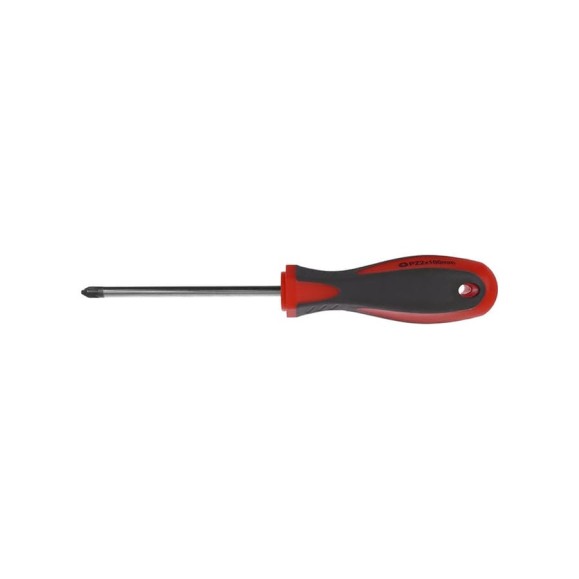 Отвертка Toolberg 3101416 PZ2x100 мм, двухкомпонентная рукоятка, намагниченный наконечник Лк-00002569