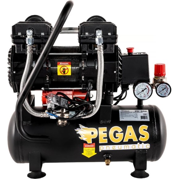 Малошумный безмасляный компрессор Pegas pneumatic PG-602 профессиональная серия 6619 Малошумный безмасляный компрессор Pegas pneumatic PG-602 профессиональная серия 6619