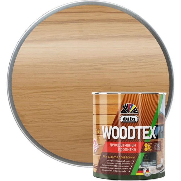 Пропитка Dufa Wood Tex орех, 0.9 л Н0000006076