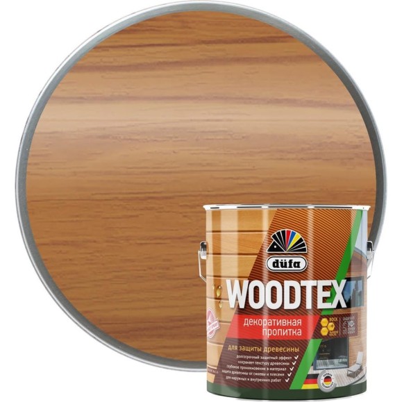Пропитка Dufa Wood Tex тик, 3 л Н0000006087