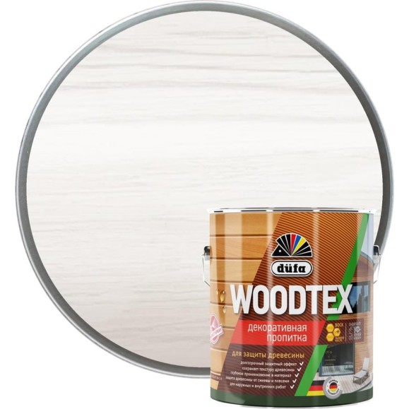 Пропитка Dufa Wood Tex белая, 3 л Н0000006093 Пропитка Dufa Wood Tex белая, 3 л Н0000006093