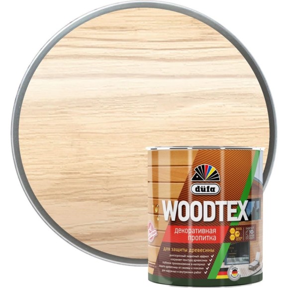 Пропитка Dufa Wood Tex бесцветная, 0.9 л Н0000006065 Пропитка Dufa Wood Tex бесцветная, 0.9 л Н0000006065
