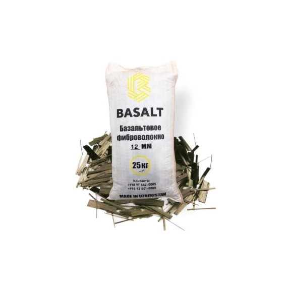 Базальтовая фибра Basalt 12 мм, 25 кг 4687203015473