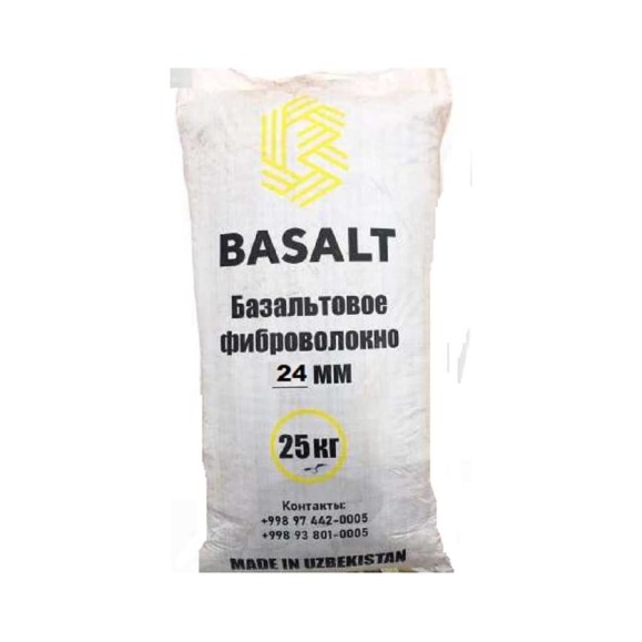 Базальтовая фибра Basalt 24 мм, 25 кг 4687203015497