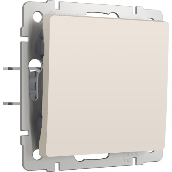 Перекрестный одноклавишный выключатель WERKEL (айвори матовый) a062420