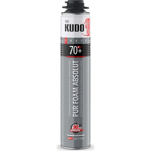 Пена монтажная профессиональная летняя KUDO proff 70+ xpress KUPP10SX70+ Пена монтажная профессиональная летняя KUDO proff 70+ xpress KUPP10SX70+