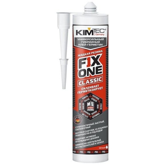 Клей-герметик KIM TEC MS FIX ONE белый, 290 мл 03-04-03 11608796