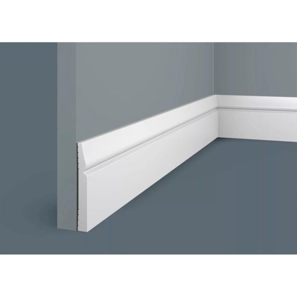 Плинтус Cosca Decor px031 82x11x2000 мм, экополимер 00-00070891 Плинтус Cosca Decor px031 82x11x2000 мм, экополимер 00-00070891