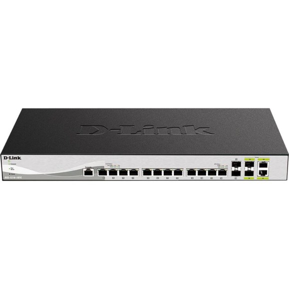 Proj настраиваемый коммутатор d-link smartpro уровня 2+ 12 портами 10gbase-t 2 портами 10gbase-x sfp+ 2 комбо-портами 10gbase-t/sfp+ DXS-1210-16TC/A3A Proj настраиваемый коммутатор d-link smartpro уровня 2+ 12 портами 10gbase-t 2 портами 10gbase-x sfp+ 2 комбо-портами 10gbase-t/sfp+ DXS-1210-16TC/A3A
