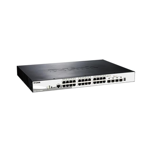 Proj настраиваемый l2+ стекируемый коммутатор d-link с 24 портами 10/100/1000base-t и 4 портами 10gbase-x sfp+ 24 порта poe DGS-1510-28XMP/A1A