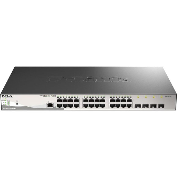 Proj управляемый l2 коммутатор d-link с 24 портами 10/100/1000base-t и 4 портами 1000base-x sfp DGS-1210-28MP/ME/B2A Proj управляемый l2 коммутатор d-link с 24 портами 10/100/1000base-t и 4 портами 1000base-x sfp DGS-1210-28MP/ME/B2A