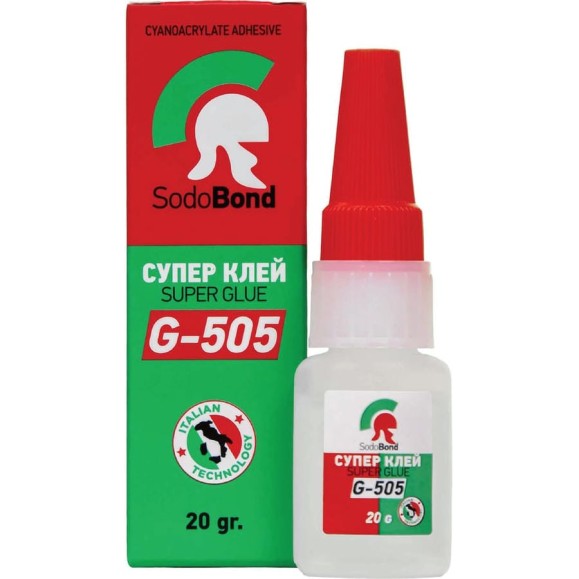 Суперклей SODOBOND G-505 12 гр (нетто) 4631140071023 Суперклей SODOBOND G-505 12 гр (нетто) 4631140071023