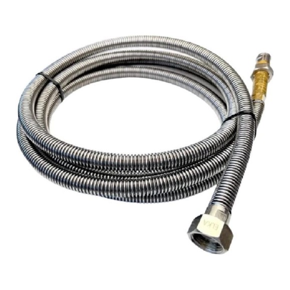 Сильфонная подводка для газа ELKA 1/2" 2,0 м., вн/вн 772049В Сильфонная подводка для газа ELKA 1/2" 2,0 м., вн/вн 772049В