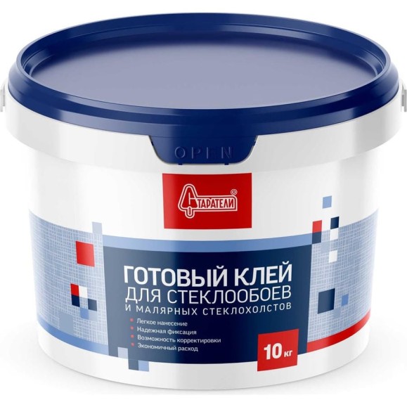 Готовый клей для стеклообоев и малярных стеклохолстов Старатели 10 кг 3277/5401