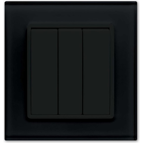 Выключатель Эксклюзивный Черный трехклавишный Metronex Electric FVK050121CHR Выключатель Эксклюзивный Черный трехклавишный Metronex Electric FVK050121CHR