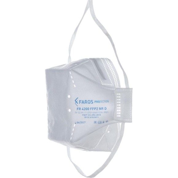 Респиратор FAROS HYGIENE FR 4200 PREMIUM, FFP2 NR D Рес 198