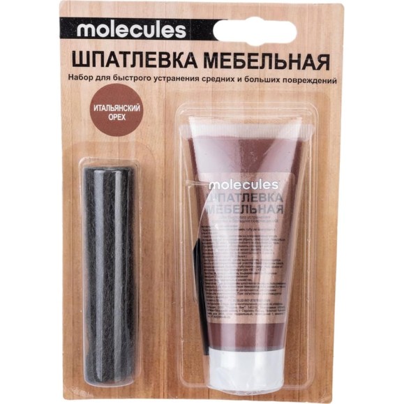 Мебельная шпатлевка Molecules итальянский орех KMLS757 Мебельная шпатлевка Molecules итальянский орех KMLS757