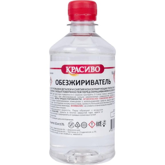 Обезжириватель Красиво (0,5 л/0,3 кг) 4631152351373
