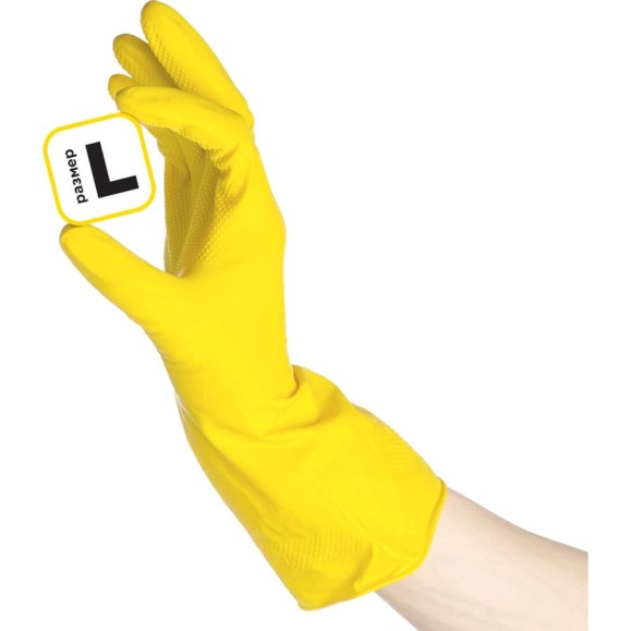 Прочные резиновые перчатки PATERRA SUPER р-р L 402-395