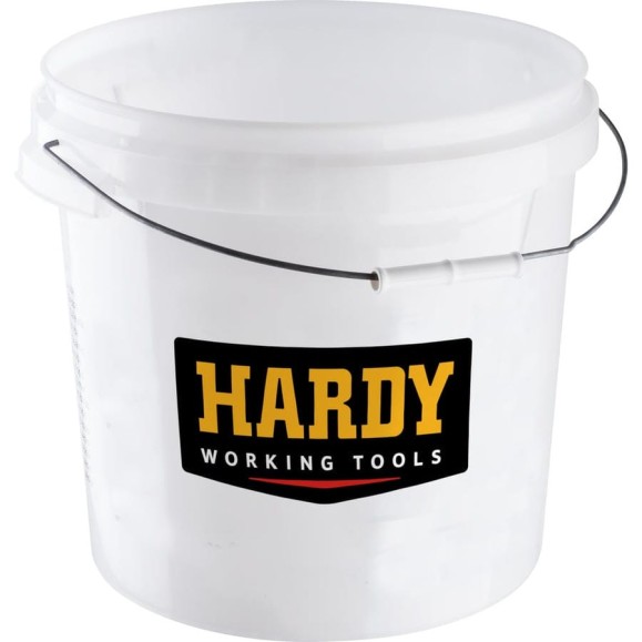 Белое малярное ведро HARDY 20 л, с герметичной крышкой 0147-912000А