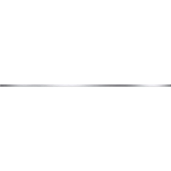 Бордюр Eletto Ceramica 1.2x70 см stainless steel silver 1 шт. 837451005