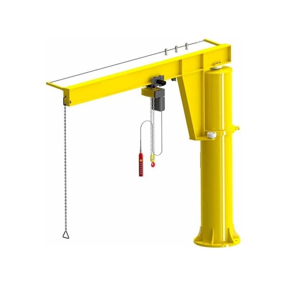 Консольно-поворотный кран TOR г/п 2 т, 360 (Rmin=0,5 м, Rmax=4 м, H=2,5 м) с ручным поворотом консоли, без тали 1021795