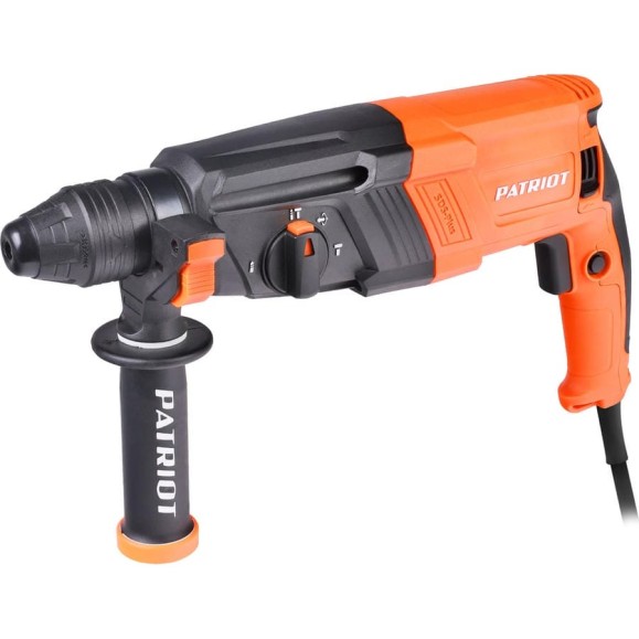 Перфоратор PATRIOT RH 307 SDS+, мощность 1125 Вт, 3.3 Дж, 3 режима работы, макс.диаметр 30 мм, набор буров и долот, глубиномер, кейс 140301369 Перфоратор PATRIOT RH 307 SDS+, мощность 1125 Вт, 3.3 Дж, 3 режима работы, макс.диаметр 30 мм, набор буров и долот, глубиномер, кейс 140301369