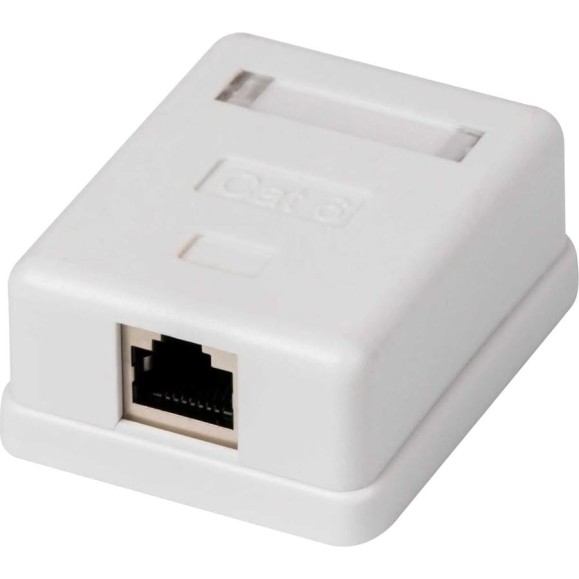 Экранированная компьютерная розетка на 1 порт RJ-45, 8p8c, Retic cat. 6, на плате, J-8P8C-C6-SH-1P-TWCS Экранированная компьютерная розетка на 1 порт RJ-45, 8p8c, Retic cat. 6, на плате, J-8P8C-C6-SH-1P-TWCS