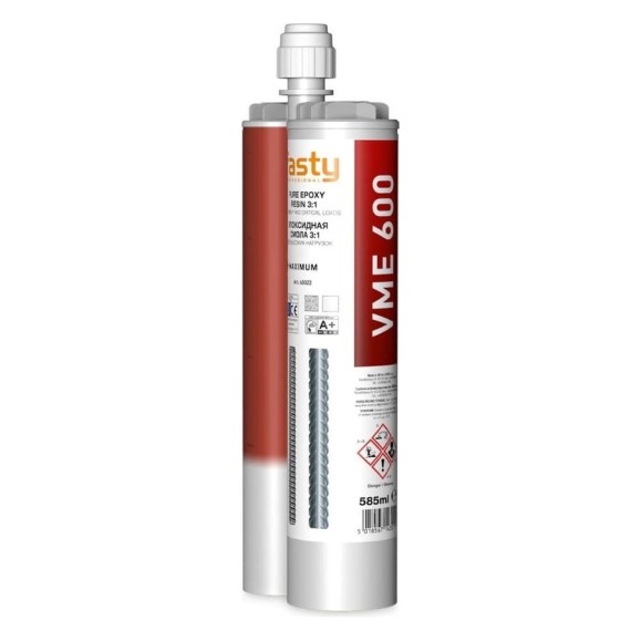 Fasty VME 600 картридж 585 мл + 1 смеситель  (химический анкер) 60022