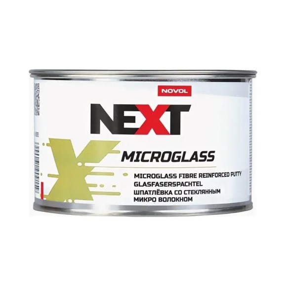 Шпатлевка NOVOL NEXT MICROGLASS с микростекловолокном, 1.8 кг X978622998 Шпатлевка NOVOL NEXT MICROGLASS с микростекловолокном, 1.8 кг X978622998