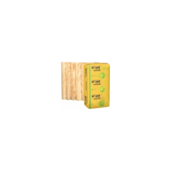 Утеплитель Isover ТЕПЛЫЙ ДОМ плита 50x610x1170/Е 67143