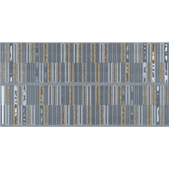 Декор Azori Ceramica aura atlantic geometria, 31.5x63 см, 1 шт. 586562002