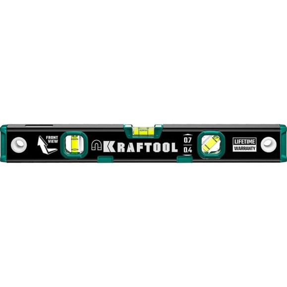 Магнитный уровень KRAFTOOL с зеркальным глазком, 400 мм 34785-40
