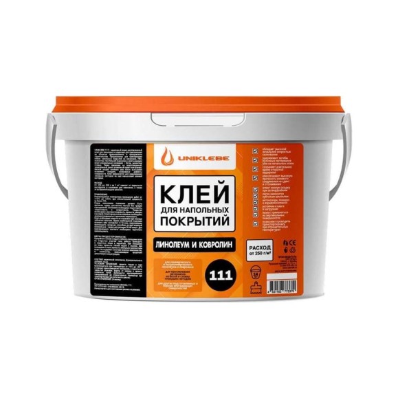 Клей для линолеума и ковролина UNIKLEBE 111 14 кг 1110014 Клей для линолеума и ковролина UNIKLEBE 111 14 кг 1110014