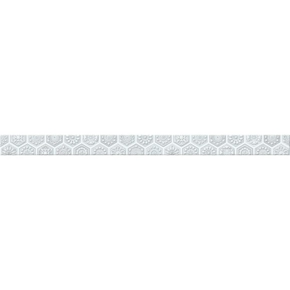 Бордюр Azori Ceramica riviera favo 50,5x3.5 см 1 шт. 586381002