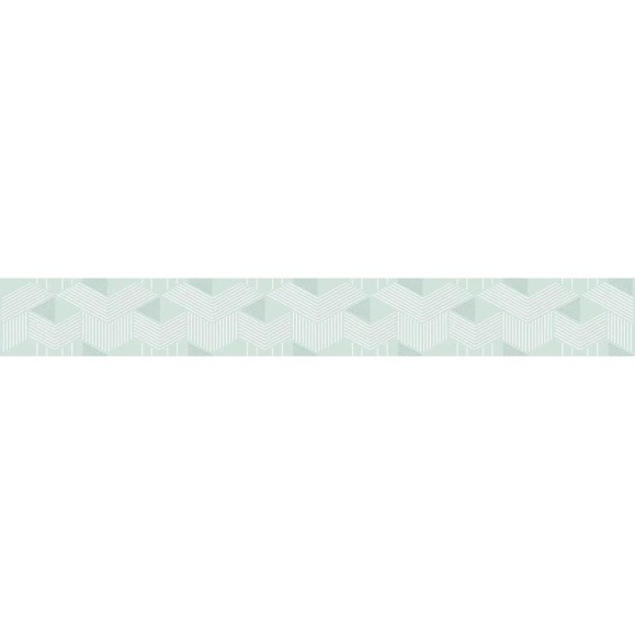 Бордюр Azori Ceramica lounge mint geometria 50,5x6,2 см 1 шт. 588301001 Бордюр Azori Ceramica lounge mint geometria 50,5x6,2 см 1 шт. 588301001