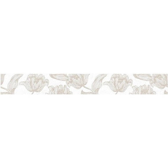 Бордюр Azori Ceramica mallorca beige floris 63x7.5 см 1 шт. 585081001 Бордюр Azori Ceramica mallorca beige floris 63x7.5 см 1 шт. 585081001