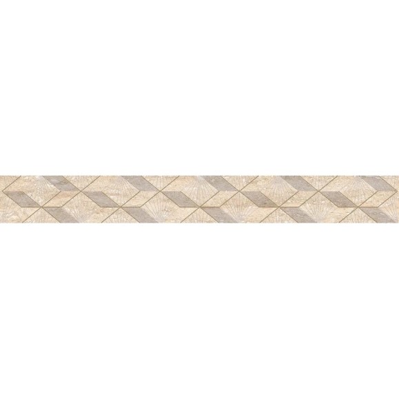 Бордюр Azori Ceramica ascoli beige diamond 63x7.5 см 1 шт. 587121002 Бордюр Azori Ceramica ascoli beige diamond 63x7.5 см 1 шт. 587121002