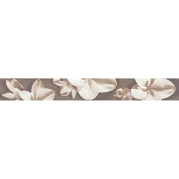 Бордюр Azori Ceramica amati plumeria alba 50,5x6,2 см 1 шт. 584191003 Бордюр Azori Ceramica amati plumeria alba 50,5x6,2 см 1 шт. 584191003