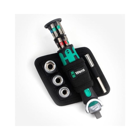 Отвертка с трещоткой и битами WERA 8009 Zyklop Pocket Set 2, 18 предметов WE-004281 Отвертка с трещоткой и битами WERA 8009 Zyklop Pocket Set 2, 18 предметов WE-004281