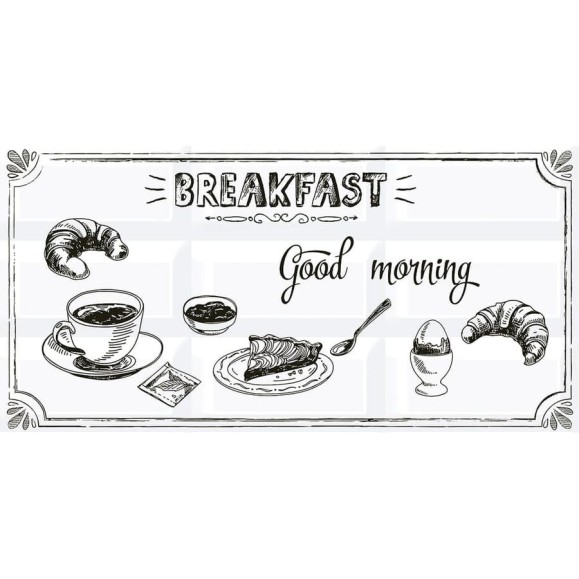 Декор Azori Ceramica vogue breakfast 1, 40.5x20.1 см, 1 шт. 583012011
