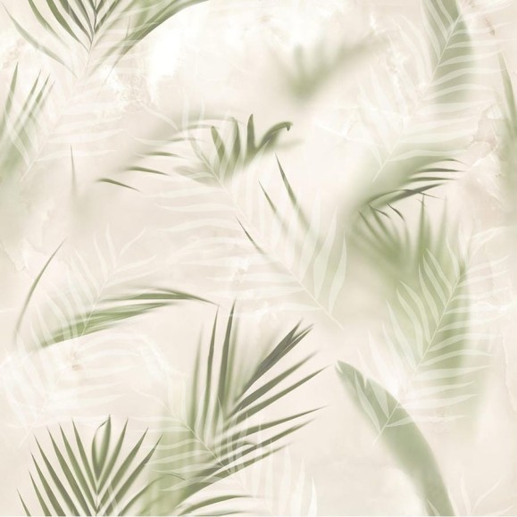 Панно Azori Ceramica latila feuille, 63x63 см, комплект из 2 плиток 588942002 Панно Azori Ceramica latila feuille, 63x63 см, комплект из 2 плиток 588942002