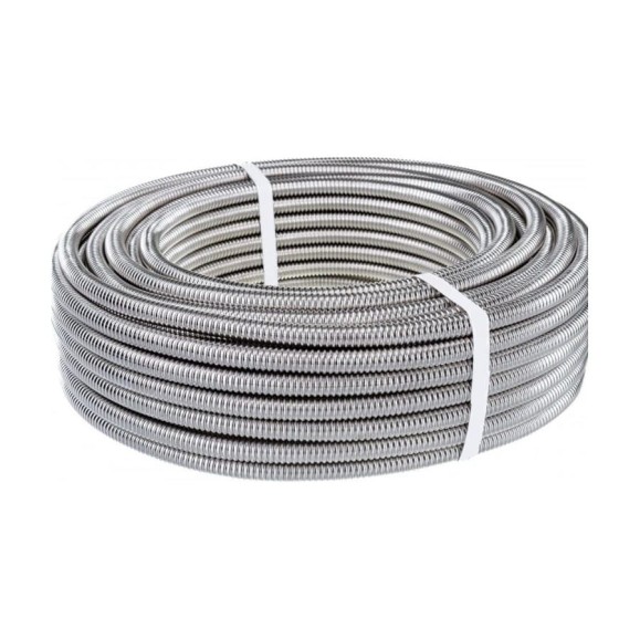 Гофрированная труба AQUAFLEX из нержавеющей стали d20, 10м (отожженная) 773381