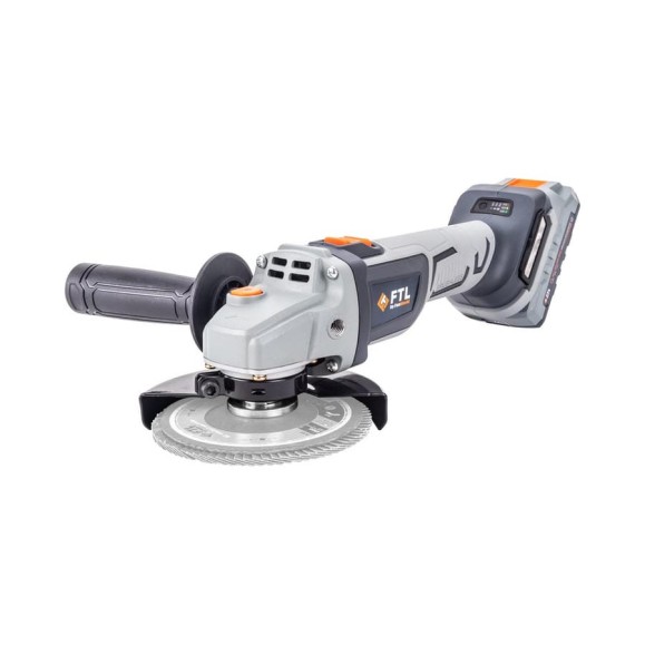 Аккумуляторная угловая шлифовальная машина FTL ag-x 125/20v Evo, бесщеточный двигатель 20 В, в комплекте 8080 Аккумуляторная угловая шлифовальная машина FTL ag-x 125/20v Evo, бесщеточный двигатель 20 В, в комплекте 8080