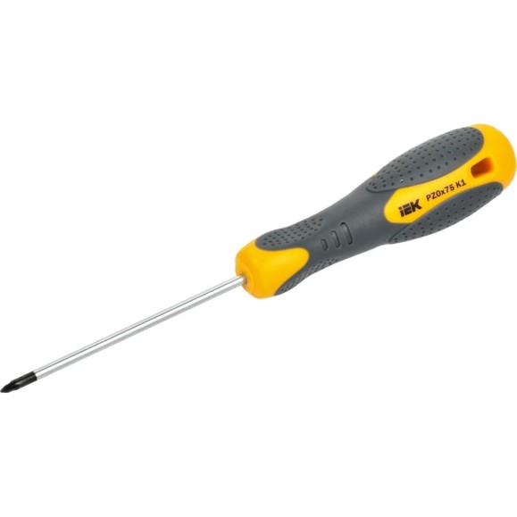 Отвертка IEK Arma2l 3 PZ0x75 k1 A2L3-SC10-K1-PZ-00-075