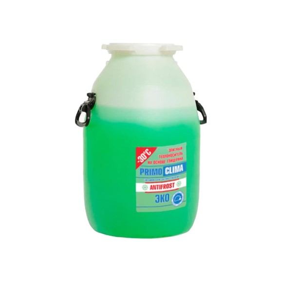 Теплоноситель Глицерин -30C ECO 50 кг, бочка, цвет зеленый Primoclima Antifrost PA -30C ECO 50