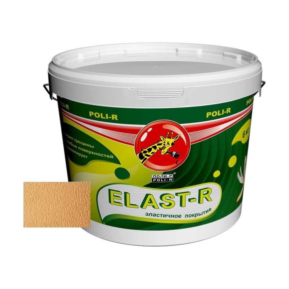 Эластичное покрытие Poli-R Elast-R (песочный; 6 кг) 15843 Эластичное покрытие Poli-R Elast-R (песочный; 6 кг) 15843