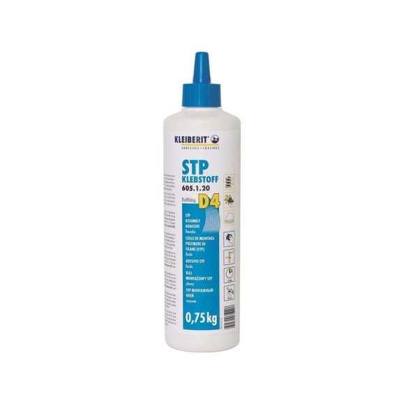 Клей Kleiberit STP 605.1.20 однокомпонентный, D4, 750 гр KLB0883